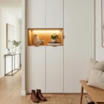 armario recibidor blanco nicho madera vaisac mobles